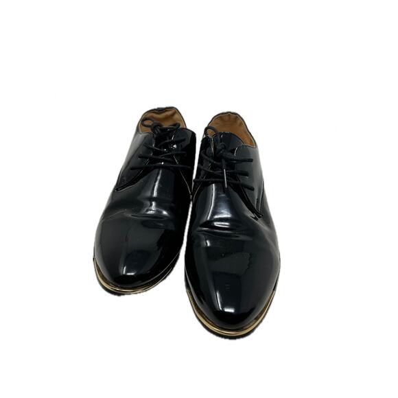 Uniform Hi-Gloss Shiny Dress Oxford Shoe Mens 11 - Picture 1 of 8
